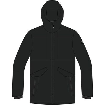 Brunotti, Herren, Winterjacken, Nelson Heren Outdoor Jas - Zwart - Maat L, Schwarz, (L) Brunotti, Herren, Winterjacken, Nelson Heren Outdoor Jas - Zwart - Maat L, Schwarz, (L)