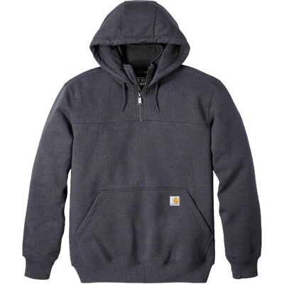 Carhartt, Herren, Pullover, Felpa Pesante con Zip a Quarto, Grau, (XL) Carhartt, Herren, Pullover, Felpa Pesante con Zip a Quarto, Grau, (XL)
