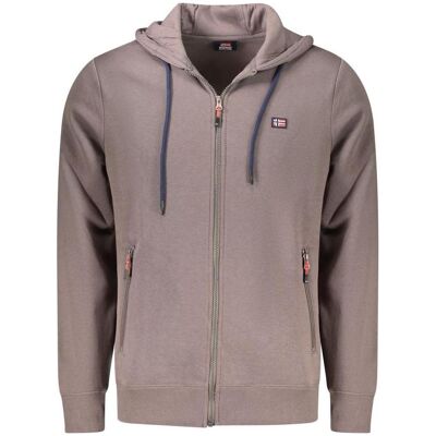 Norway 1963, Herren, Pullover, Marrone Cotton Men Sweatshirt, Braun, (S) Norway 1963, Herren, Pullover, Marrone Cotton Men Sweatshirt, Braun, (S)