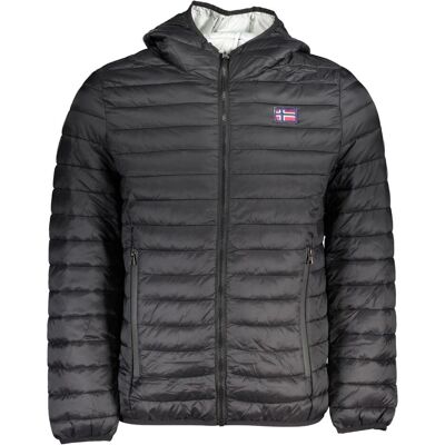 Norway 1963, Herren, Winterjacken, Black Polyamide Shell Jacket, Schwarz, (L) Norway 1963, Herren, Winterjacken, Black Polyamide Shell Jacket, Schwarz, (L)