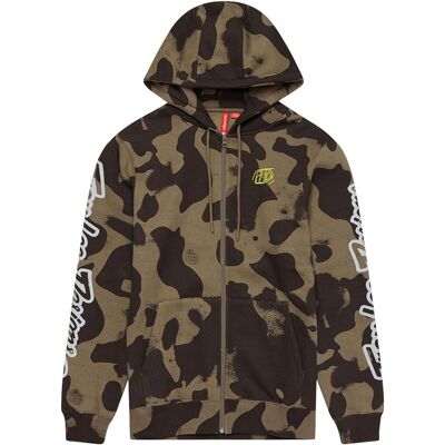 Troy Lee Designs, Herren, Pullover, Zip Up Hoodie Hoodie, Branded, olive camo, M, Mehrfarbig, Grün, Braun, (M) Troy Lee Designs, Herren, Pullover, Zip Up Hoodie Hoodie, Branded, olive camo, M, Mehrfarbig, Grün, Braun, (M)