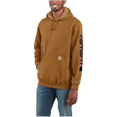Carhartt, Herren, Pullover, Bluza Midweight Signature Sleeve Braun, Braun, (XL) Carhartt, Herren, Pullover, Bluza Midweight Signature Sleeve Braun, Braun, (XL)