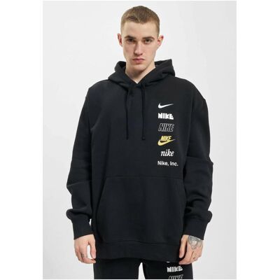 Nike, Herren, Pullover, Club Fleece+ Men"S Brushe Black S, Schwarz, (S) Nike, Herren, Pullover, Club Fleece+ Men"S Brushe Black S, Schwarz, (S)