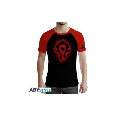 ABYstyle, Herren, Shirts, WORLD OF WARCRAFT - Tshirt Horde man SS Red Black - premium, Schwarz, Rot, (L) ABYstyle, Herren, Shirts, WORLD OF WARCRAFT - Tshirt Horde man SS Red Black - premium, Schwarz, Rot, (L)