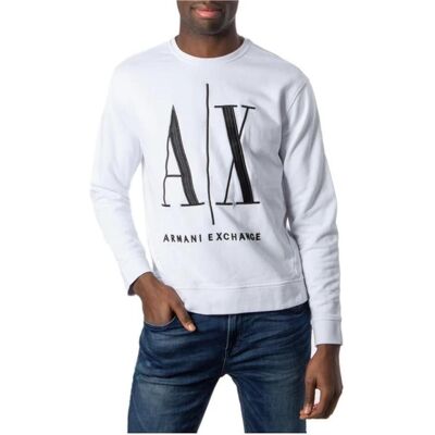 Giorgio Armani Exchange, Herren, Pullover, Bluse, Weiss, (XXL) Giorgio Armani Exchange, Herren, Pullover, Bluse, Weiss, (XXL)
