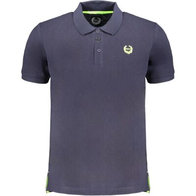 Gian Marco Venturi, Herren, Shirts, Gianmarco Venturi Blaues Poloshirt aus Baumwolle, Blau, (XL) Gian Marco Venturi, Herren, Shirts, Gianmarco Venturi Blaues Poloshirt aus Baumwolle, Blau, (XL)