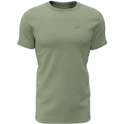 4F, Herren, Shirts, Herren-T-Shirt aus Baumwolle, Blau, (M) 4F, Herren, Shirts, Herren-T-Shirt aus Baumwolle, Blau, (M)