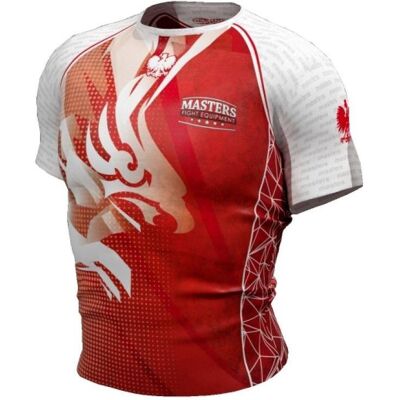 Masters, Herren, Shirts, Mfc Patriotisches T-Shirt „Adler“, Rot, Weiss, (M) Masters, Herren, Shirts, Mfc Patriotisches T-Shirt „Adler“, Rot, Weiss, (M)