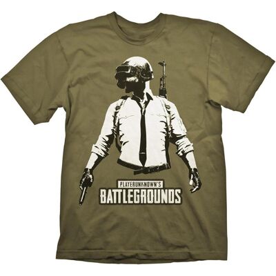 Gaya Entertainment, Herren, Shirts, Playerunknown's Battlegrounds T-Shirt Stencil Guy, Braun, (M) Gaya Entertainment, Herren, Shirts, Playerunknown's Battlegrounds T-Shirt Stencil Guy, Braun, (M)