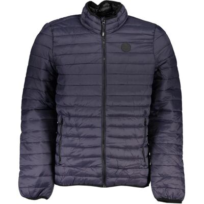 Gian Marco Venturi, Herren, Winterjacken, Gianmarco Venturi Blaues Polyamid-Jackett & Mantel, Blau, (XXL) Gian Marco Venturi, Herren, Winterjacken, Gianmarco Venturi Blaues Polyamid-Jackett & Mantel, Blau, (XXL)