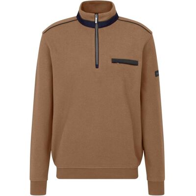 Bugatti Herren, Pullover, Sweatshirt ohne Muster, Braun, (4XL) Bugatti Herren, Pullover, Sweatshirt ohne Muster, Braun, (4XL)