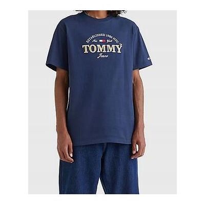 Tommy Hilfiger Herren, Shirts, Modernes Prep-Logo-T-Shirt für Herren, Blau, (XL) Tommy Hilfiger Herren, Shirts, Modernes Prep-Logo-T-Shirt für Herren, Blau, (XL)