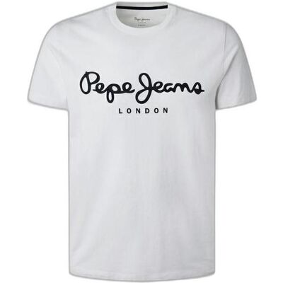 Pepe Jeans, Herren, Shirts, Print Logo T-Shirt Short Sleeve White, Weiss, (M) Pepe Jeans, Herren, Shirts, Print Logo T-Shirt Short Sleeve White, Weiss, (M)