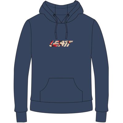 Leatt, Unisex, Pullover, Hoodie Core V26, Blau, (L) Leatt, Unisex, Pullover, Hoodie Core V26, Blau, (L)