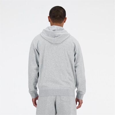 New Balance, Herren, Pullover, Stacked Logo French Terry FZ Hoodie, Grau, (M) New Balance, Herren, Pullover, Stacked Logo French Terry FZ Hoodie, Grau, (M)