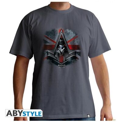 ABYstyle, Herren, Shirts, ASSASSINS CREED - Tshirt Jacob Un. Jack man SS dark grey - basic, Grau, (L) ABYstyle, Herren, Shirts, ASSASSINS CREED - Tshirt Jacob Un. Jack man SS dark grey - basic, Grau, (L)