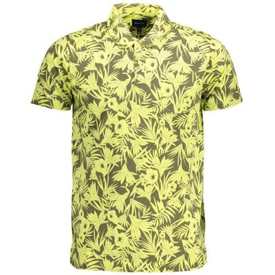 GANT, Herren, Hemden, Yellow Cotton Mens Polo Shirt, Gelb, (S) GANT, Herren, Hemden, Yellow Cotton Mens Polo Shirt, Gelb, (S)