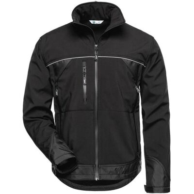 BRW, Herren, Outdoorjacken, Softshell Jacke (3XL), Schwarz, 3XL BRW, Herren, Outdoorjacken, Softshell Jacke (3XL), Schwarz, 3XL
