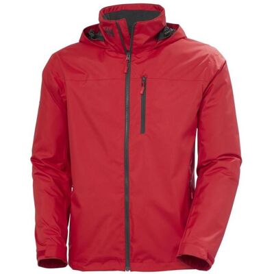 Helly Hansen, Herren, Outdoorjacken, Crew Hooded Midlayer Jacket 2 (L), Rot, L Helly Hansen, Herren, Outdoorjacken, Crew Hooded Midlayer Jacket 2 (L), Rot, L