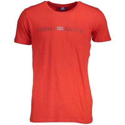 Norway 1963, Herren, Shirts, Rosso Cotton Men's T-Shirt, Rot, (XXL) Norway 1963, Herren, Shirts, Rosso Cotton Men's T-Shirt, Rot, (XXL)