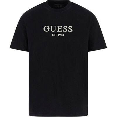 Guess Herren, Shirts, Embroidery Logo, Schwarz, (L) Guess Herren, Shirts, Embroidery Logo, Schwarz, (L)