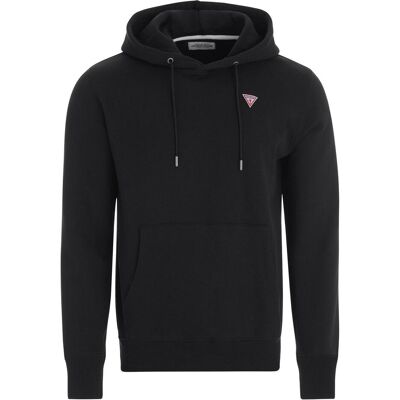 Guess Herren, Pullover, Jeans Black Cotton Men Sweatshirt Slim Fit Hooded, Schwarz, (M) Guess Herren, Pullover, Jeans Black Cotton Men Sweatshirt Slim Fit Hooded, Schwarz, (M)