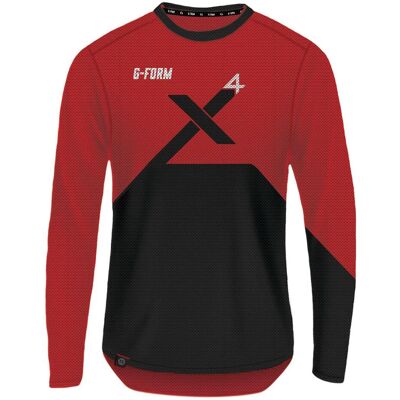 G-Form, Herren, Hemden, Langarmshirt PRO-X 4 RED/Black GR. M, Rot, Schwarz, (M) G-Form, Herren, Hemden, Langarmshirt PRO-X 4 RED/Black GR. M, Rot, Schwarz, (M)