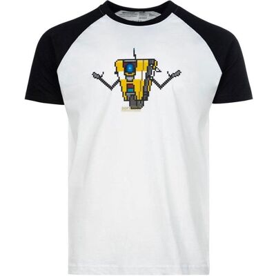 DEVplus, Herren, Shirts, Borderlands T-Shirt Claptrap Pixel Art Grösse L, Schwarz, Weiss, (XL) DEVplus, Herren, Shirts, Borderlands T-Shirt Claptrap Pixel Art Grösse L, Schwarz, Weiss, (XL)