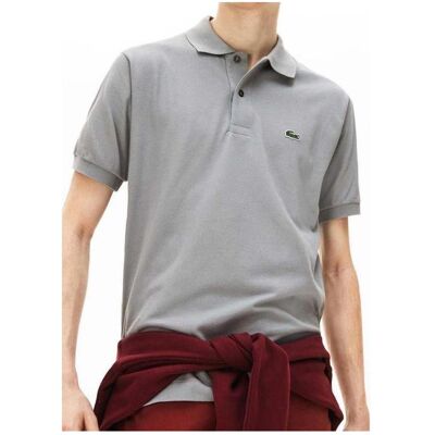 Lacoste, Herren, Shirts, Poloshirt, Grau, Silber, (L) Lacoste, Herren, Shirts, Poloshirt, Grau, Silber, (L)