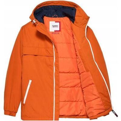 Tommy Hilfiger Herren, Leichte Jacken, Tjm gepolsterte solide Chicago Herrenjacke, Orange, (M) Tommy Hilfiger Herren, Leichte Jacken, Tjm gepolsterte solide Chicago Herrenjacke, Orange, (M)