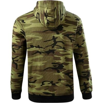 Malfini, Herren, Pullover, Camo Zipper M MLI-C1934 sweatshirt, Grün, Mehrfarbig, (M) Malfini, Herren, Pullover, Camo Zipper M MLI-C1934 sweatshirt, Grün, Mehrfarbig, (M)