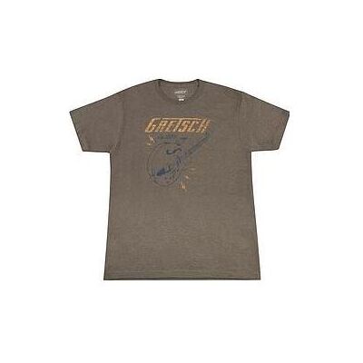 Gretsch Herren, Shirts, Lightning Bolt T-Shirt, brn S, Braun, (S) Gretsch Herren, Shirts, Lightning Bolt T-Shirt, brn S, Braun, (S)
