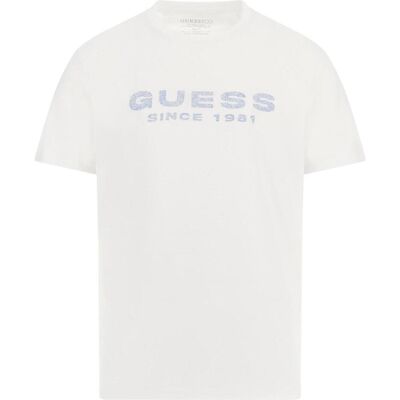 Guess Herren, Shirts, t-shirt logo, Weiss, (XL) Guess Herren, Shirts, t-shirt logo, Weiss, (XL)