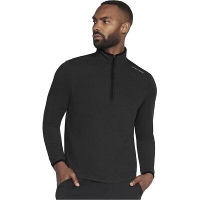Skechers, Herren, Pullover, Skech-Knits Burst Zip Schwarz, Schwarz, (M) Skechers, Herren, Pullover, Skech-Knits Burst Zip Schwarz, Schwarz, (M)