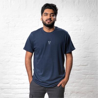 Stier, Herren, Pullover, T-Shirt embro essential organic cotton XL navy, Blau, (XL) Stier, Herren, Pullover, T-Shirt embro essential organic cotton XL navy, Blau, (XL)