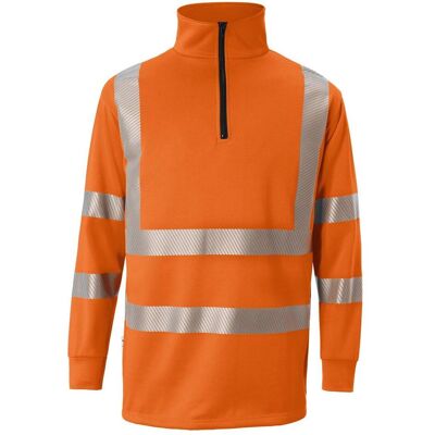 Kübler, Herren, Shirts, Zip-Sweatshirt REFLECTIQ PSA 2 warnorange Form 5146 Grösse XXL, Orange, (XXL) Kübler, Herren, Shirts, Zip-Sweatshirt REFLECTIQ PSA 2 warnorange Form 5146 Grösse XXL, Orange, (XXL)