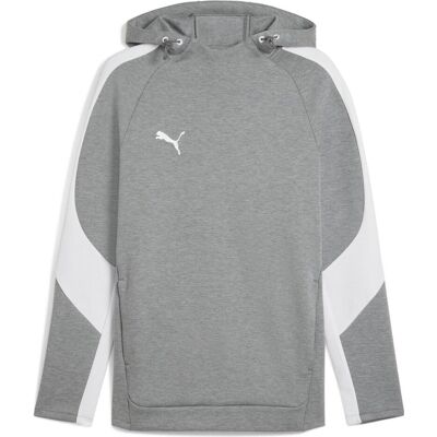 Puma Herren, Pullover, teamEVOSTRIPE Hoody, Grau, (L) Puma Herren, Pullover, teamEVOSTRIPE Hoody, Grau, (L)