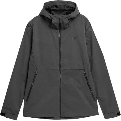4F, Herren, Outdoorjacken, Herren Softshelljacke M043 dunkelgrau SS23TSOFM043 23S (M) (M), Grau, M 4F, Herren, Outdoorjacken, Herren Softshelljacke M043 dunkelgrau SS23TSOFM043 23S (M) (M), Grau, M