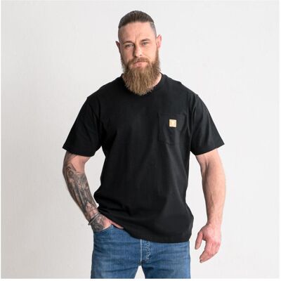 Stier Workwear, Herren, Shirts, STIER Heavy Tee Pocket organic cotton S Black, Schwarz, (S) Stier Workwear, Herren, Shirts, STIER Heavy Tee Pocket organic cotton S Black, Schwarz, (S)