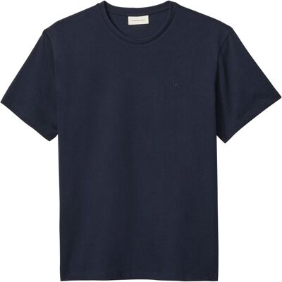Calvin Klein Jeans, Unisex, Shirts, Ss Classic Monogram Tee, Blau, (S) Calvin Klein Jeans, Unisex, Shirts, Ss Classic Monogram Tee, Blau, (S)
