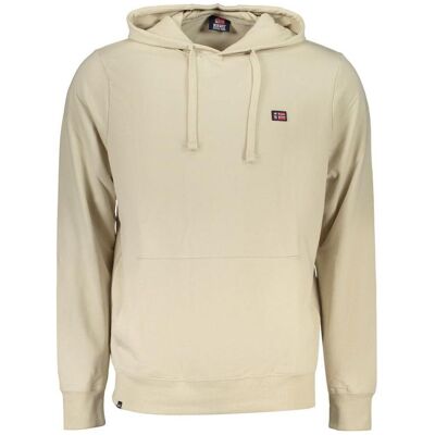 Norway 1963, Herren, Pullover, Beige Cotton Sweatshirt, Beige, (3XL) Norway 1963, Herren, Pullover, Beige Cotton Sweatshirt, Beige, (3XL)
