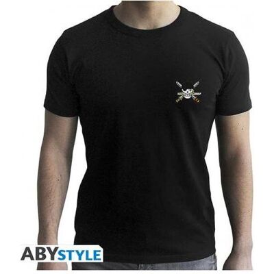 ABYstyle, Herren, Shirts, One Piece T-shirt (XXL) New Fit Black: Wanted Zoro, Schwarz, (XXL) ABYstyle, Herren, Shirts, One Piece T-shirt (XXL) New Fit Black: Wanted Zoro, Schwarz, (XXL)