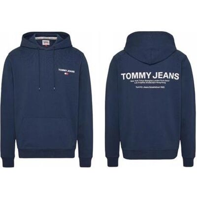 Tommy Hilfiger Herren, Pullover, Tommy Jeans Essential - 60409, Blau, (M) Tommy Hilfiger Herren, Pullover, Tommy Jeans Essential - 60409, Blau, (M)