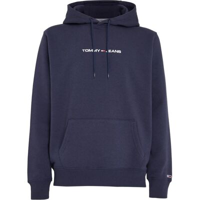 Tommy Hilfiger Herren, Pullover, Tommy Jeans Regular Linear - 60399, Blau, (M) Tommy Hilfiger Herren, Pullover, Tommy Jeans Regular Linear - 60399, Blau, (M)