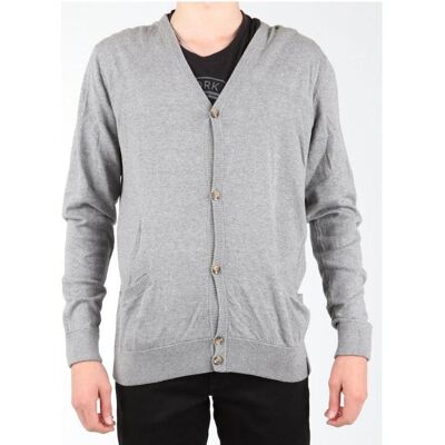 Lee, Herren, Pullover, Strickjacke Strick L810OP37, Grau, (L) Lee, Herren, Pullover, Strickjacke Strick L810OP37, Grau, (L)