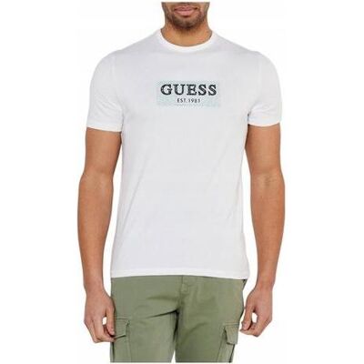 Guess Herren, Shirts, Herren T-Shirt Box Tee Weiss, Weiss, (L) Guess Herren, Shirts, Herren T-Shirt Box Tee Weiss, Weiss, (L)