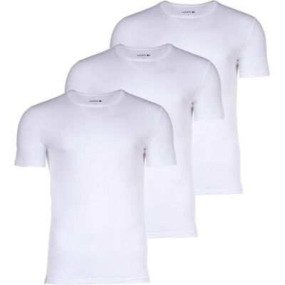 Lacoste, Herren, Shirts, T-Shirt Figurbetont, Weiss, (M) Lacoste, Herren, Shirts, T-Shirt Figurbetont, Weiss, (M)