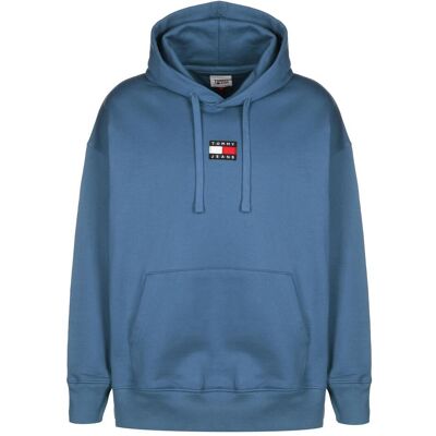 Tommy Hilfiger Herren, Pullover, TJM Tommy Badge Hood DM0DM10904 C4H M, Blau, (M) Tommy Hilfiger Herren, Pullover, TJM Tommy Badge Hood DM0DM10904 C4H M, Blau, (M)