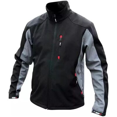 Dedra, Herren, Outdoorjacken, Softshell-Jacke Grösse XXXL, 96 % Polyester + 4 % Spandex (3XL, 60), Schwarz, 3XL, 60 Dedra, Herren, Outdoorjacken, Softshell-Jacke Grösse XXXL, 96 % Polyester + 4 % Spandex (3XL, 60), Schwarz, 3XL, 60