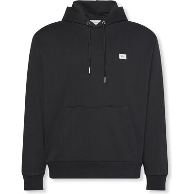 Calvin Klein Jeans, Herren, Pullover, Ls Eu 350terry Badge Hoodie, Schwarz, (XL) Calvin Klein Jeans, Herren, Pullover, Ls Eu 350terry Badge Hoodie, Schwarz, (XL)